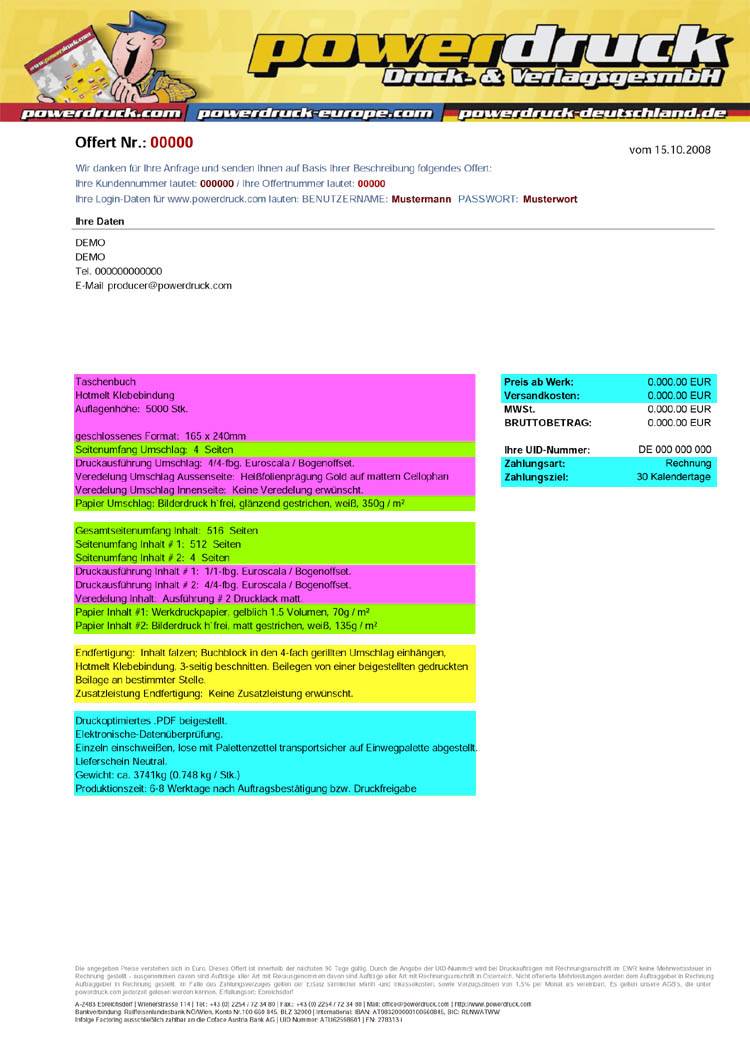 Powerdruck, Druckerei, Ebreichsdorf, Hotmelt Klebebindung, Hotmelt, Schmelzleim bzw. Heißleimklebebindung, drucken, gedruckt