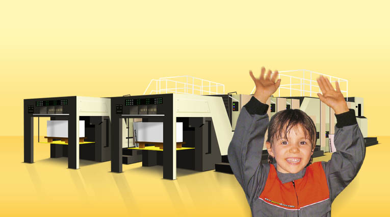 Offsetdruckerei, Belgien, Druck, 32er, Bogenmontage, Ausschuss, Papierbogenformat