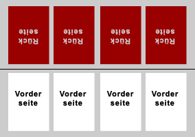Druckerei Selbst-Umstülper Flyer, Falzflyer, Schreibblock drucken